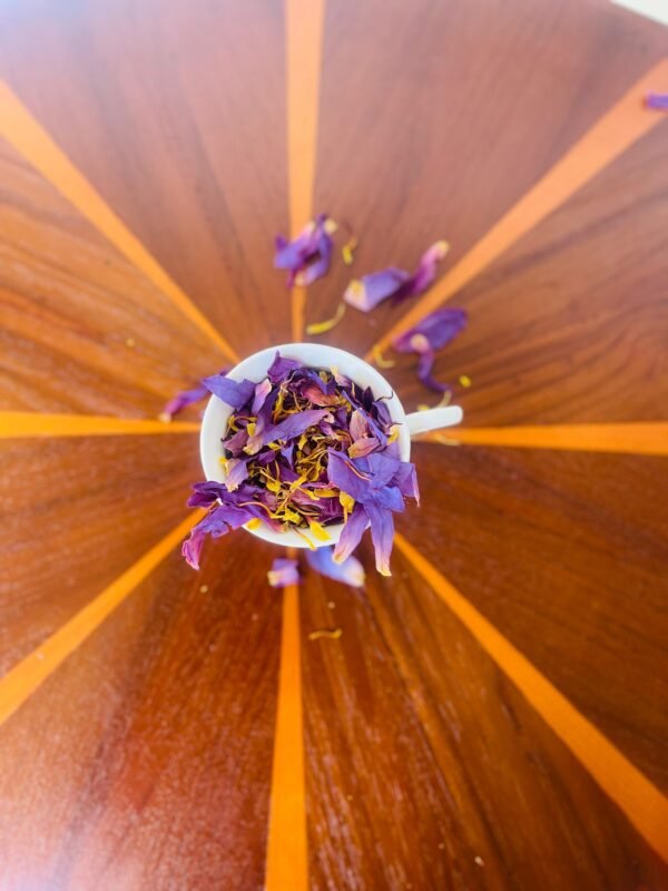 PRE-GROUND 100% Organic Egyptian Blue Lotus Petals & Stems | Nymphaea caerulea | No Additives, Pesticides, - Image 3